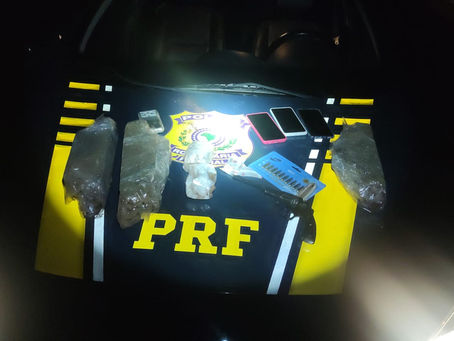 PRF e BM prendem casal por tráfico de drogas em São Luiz Gonzaga