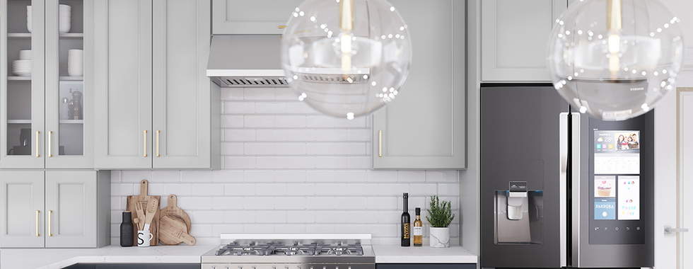 L-shaped kitchen with island. Kitchen Remodel