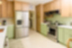 Two-tone cabinet, kitchen remodel, sage green cabinets