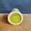 Thumbnail: SECOND - green sgraffito coneflower mug.