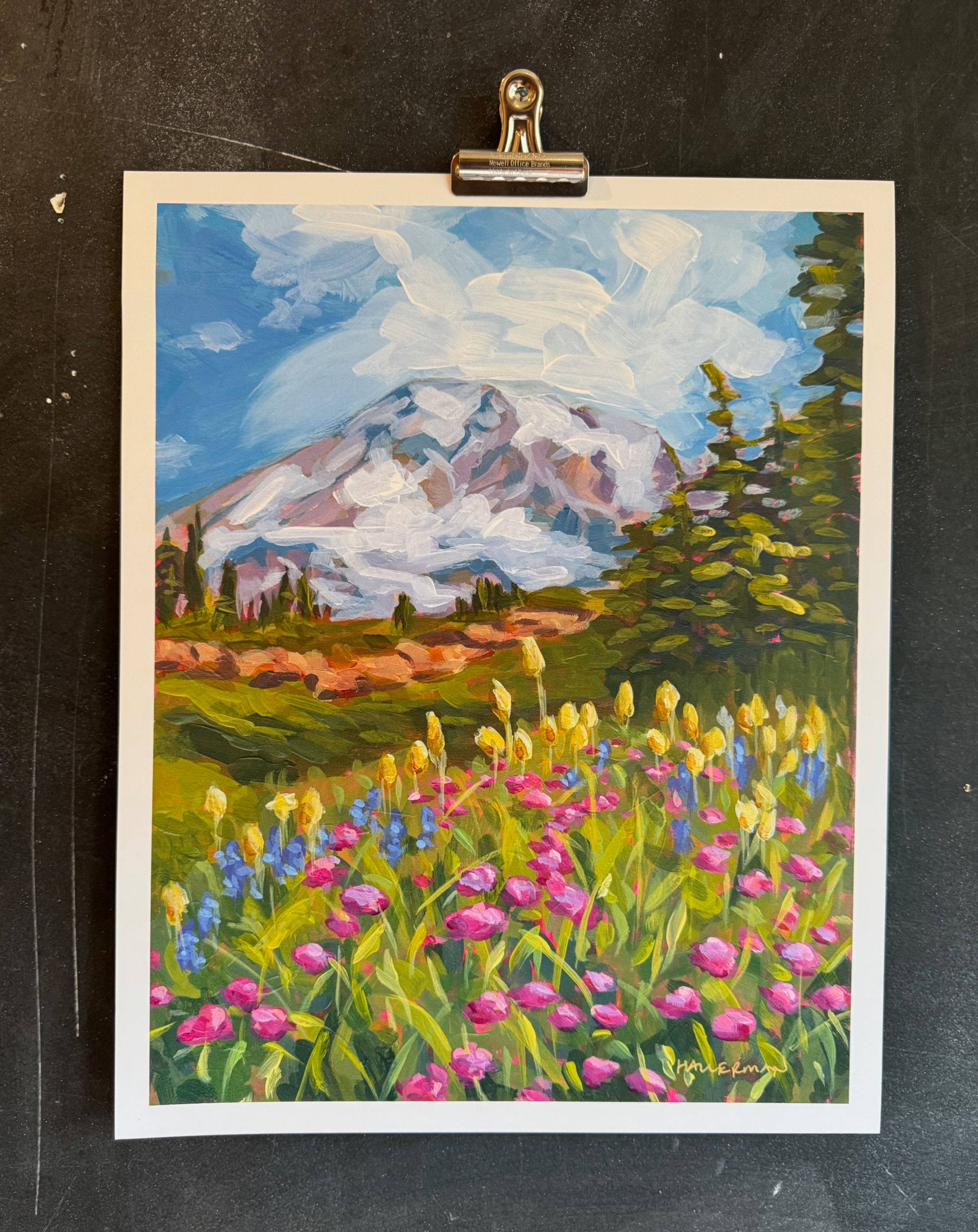 Rainier Wildflowers Print