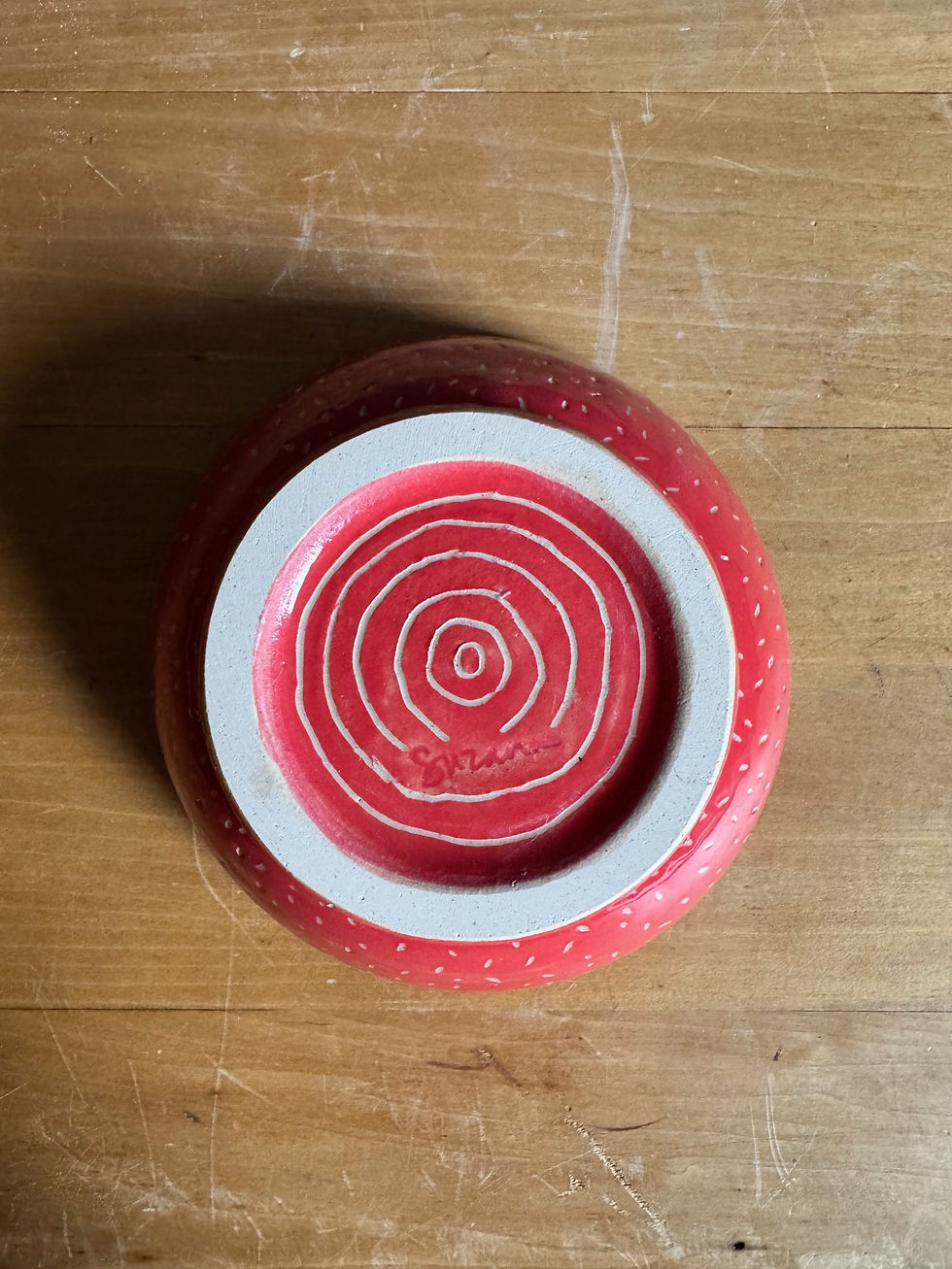 Thumbnail: Hand carved. Heartfelt small bowl.