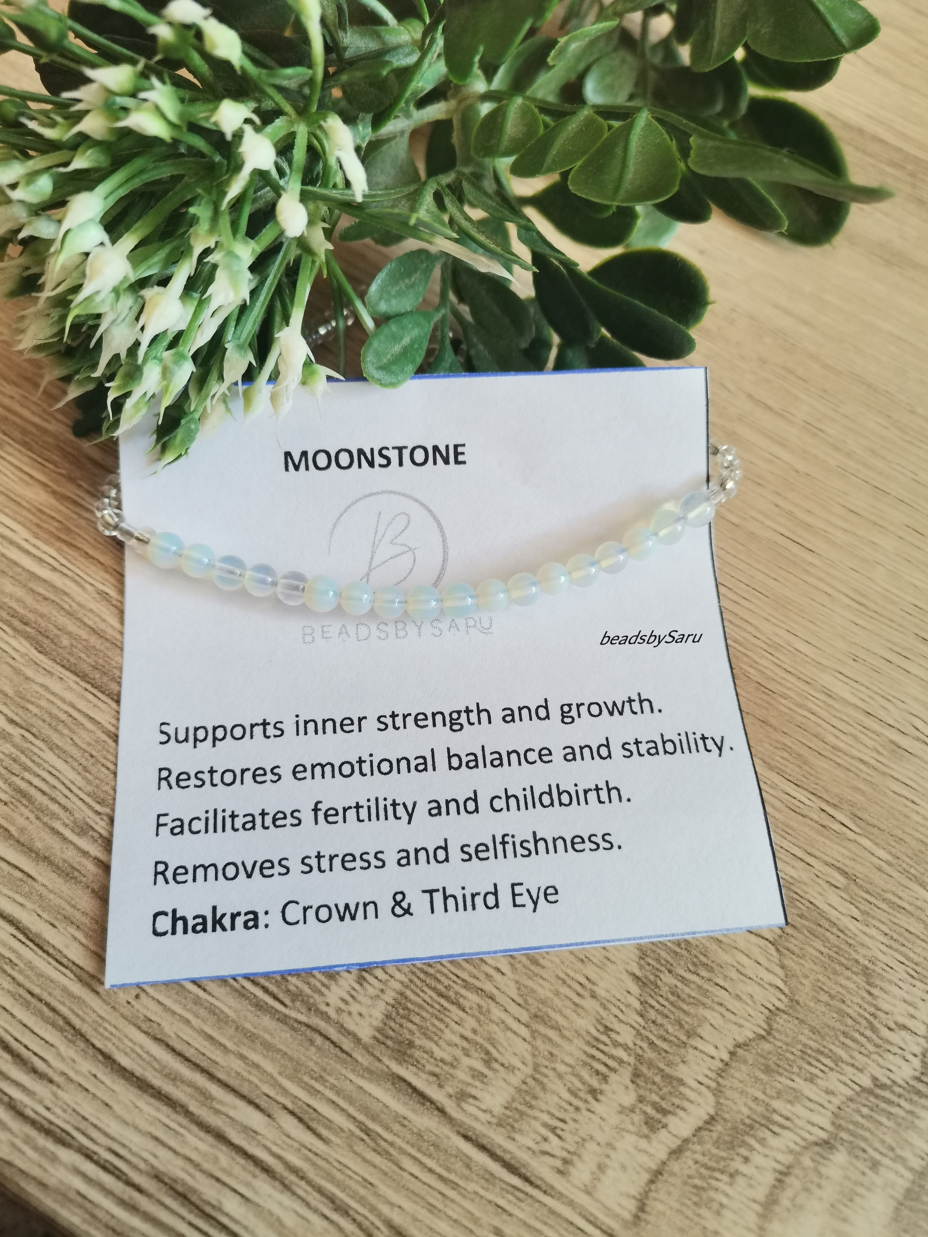 Moonstone bracelet