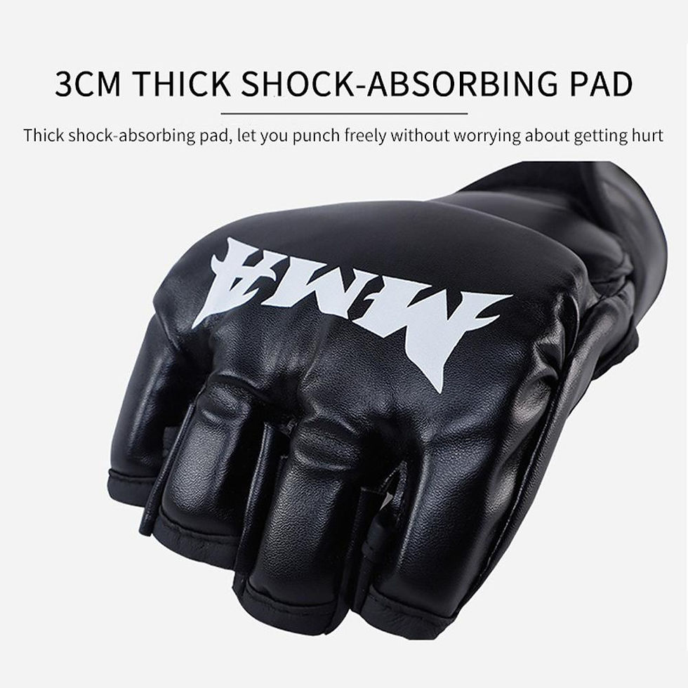 Thumbnail: IronStrike™ PU Leather MMA Gloves