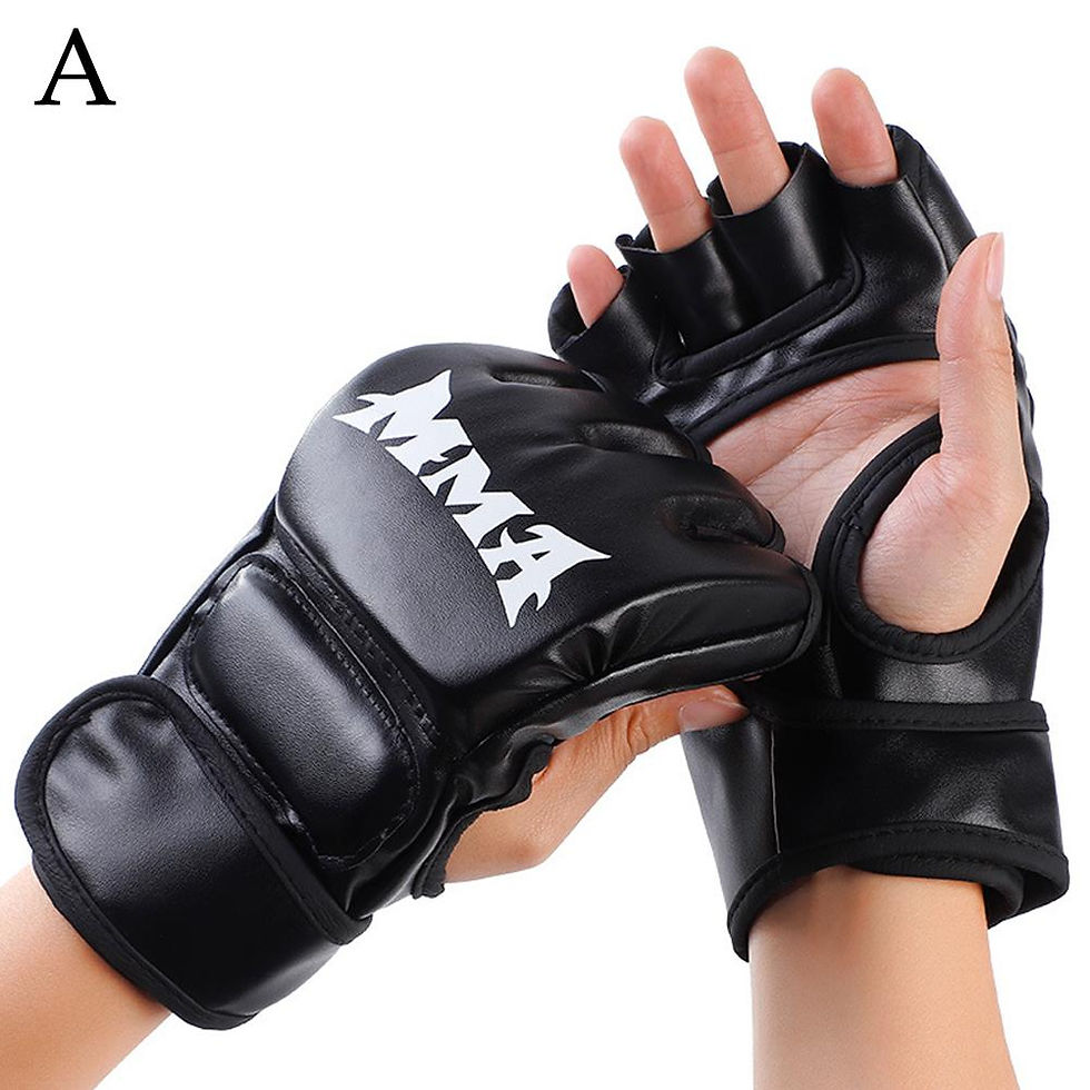 Thumbnail: IronStrike™ PU Leather MMA Gloves