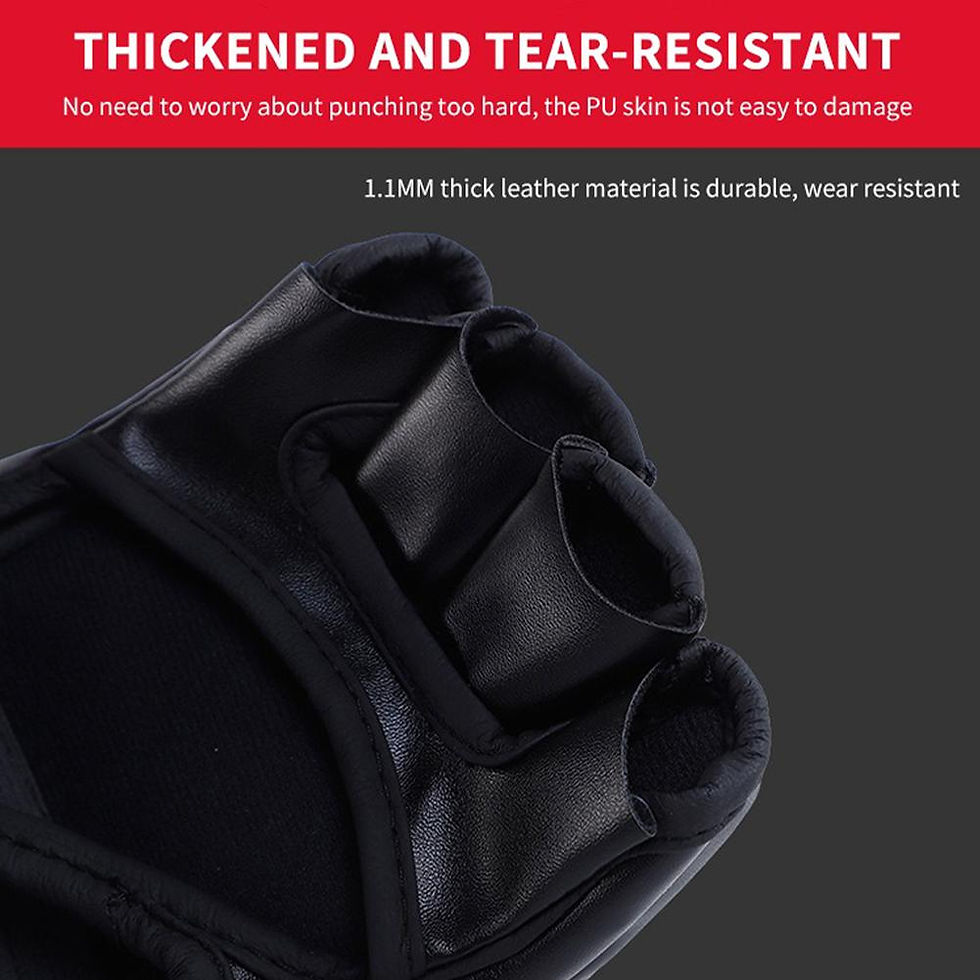 Thumbnail: IronStrike™ PU Leather MMA Gloves