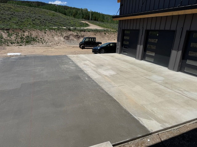 cemente driveway flatwork