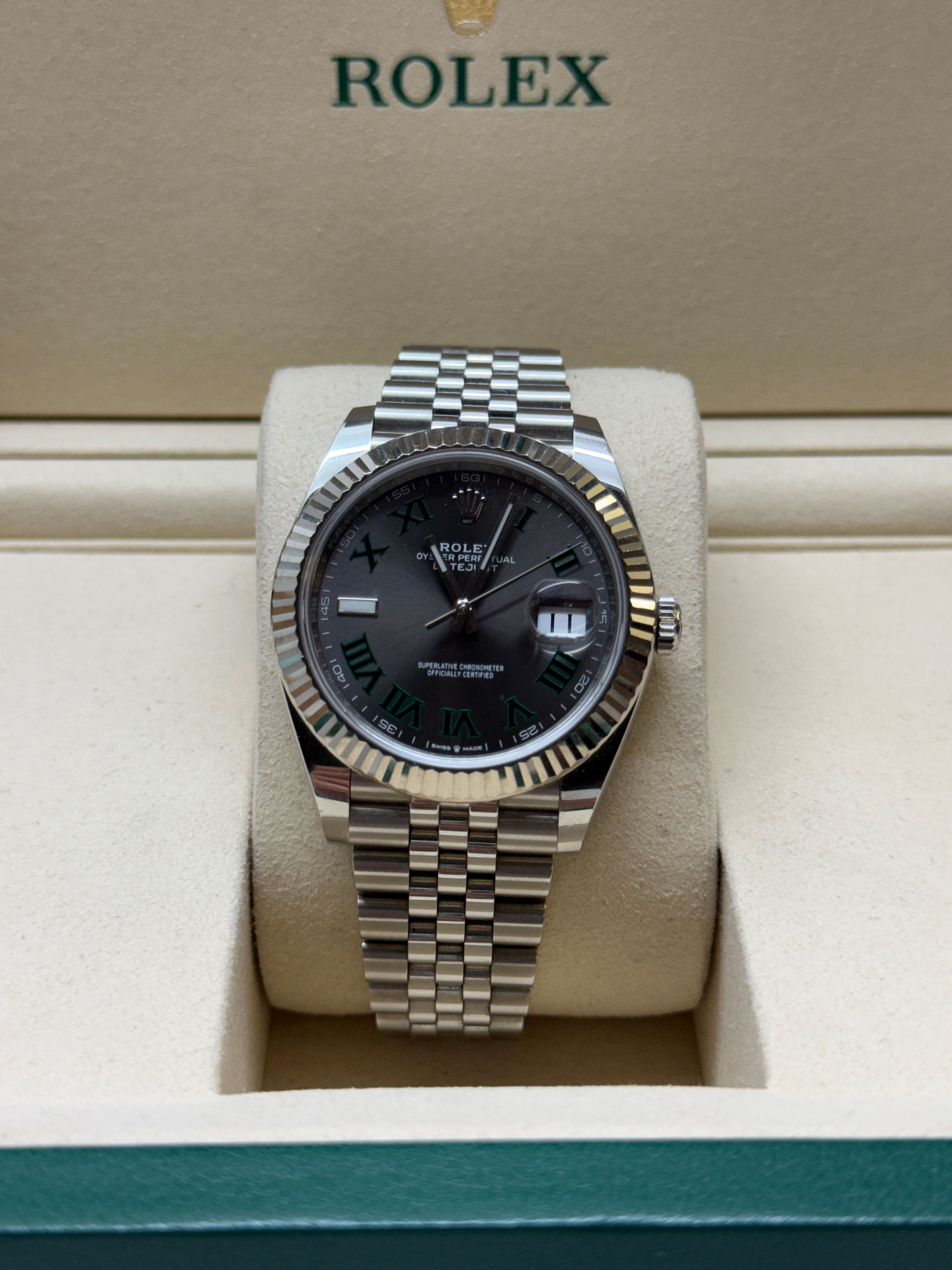Rolex Datejust 126334 wimbledon 2019