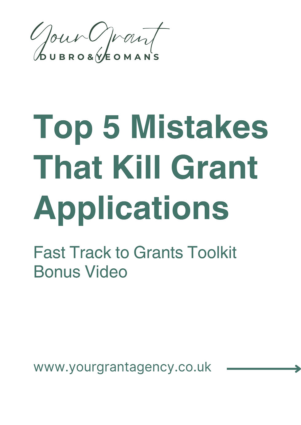 Thumbnail: Top 5 Mistakes That Kill Grant Applications