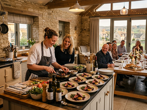 Luxury Airbnb home prepared for a week-long stay with private chef service