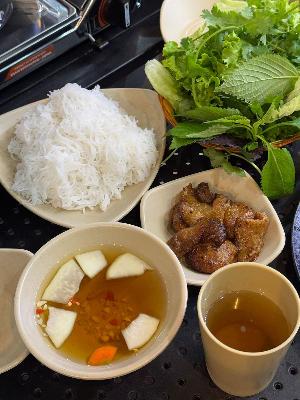 베트남 하노이 분짜 맛집 숯불향 제대로였던 제니 분짜