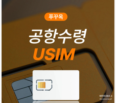 베트남 푸꾸옥 공항수령 유심 eSIM 여행 필수 추천