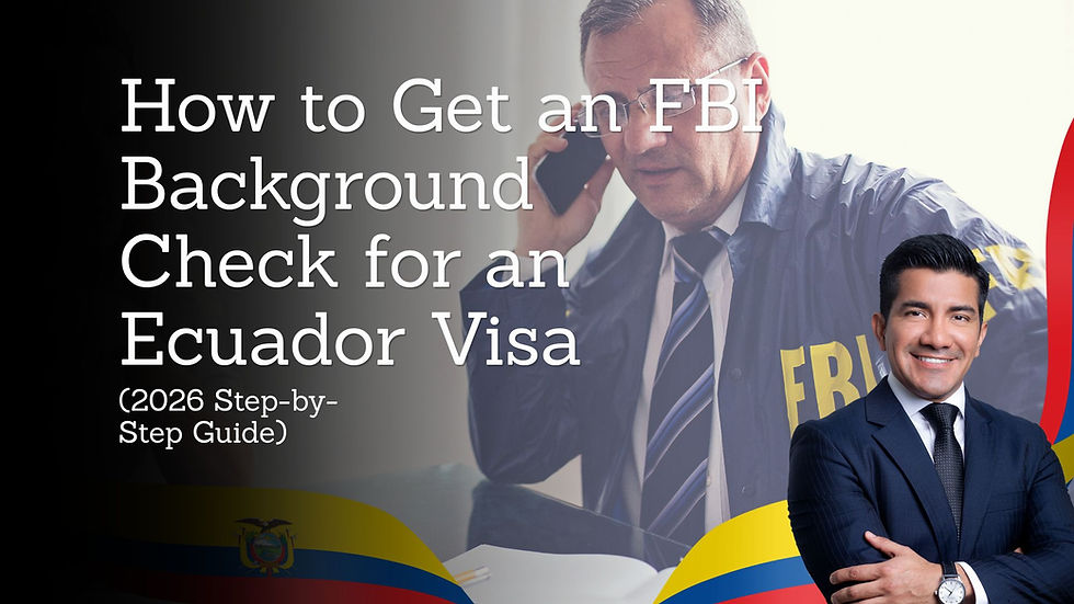 How to Move to Ecuador from the USA in 2026