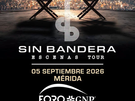 Sin Bandera se presentará en Mérida el sábado 5 de septiembre