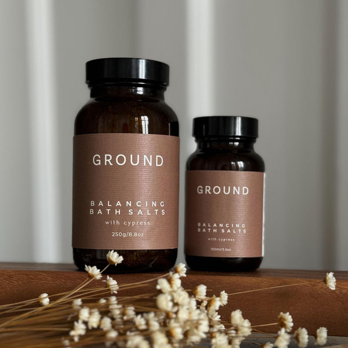 GROUND WellbeingのBalancingシリーズ。心身の調和を促すナチュラルなバスケアアイテム。