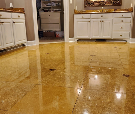 Travertine Polishing Services