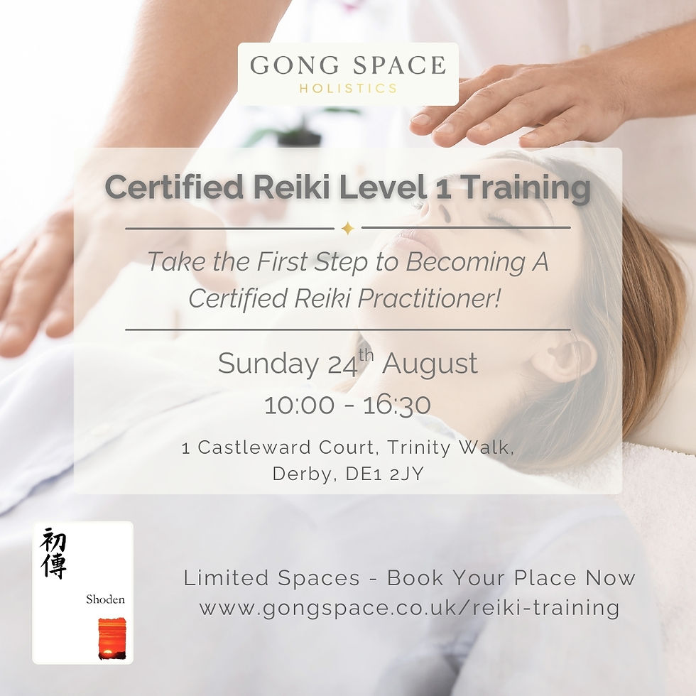 Certified Reiki Level 1 Training