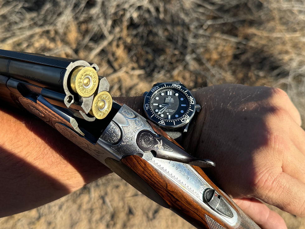 Italian shotguns, Swiss watches, American Straps