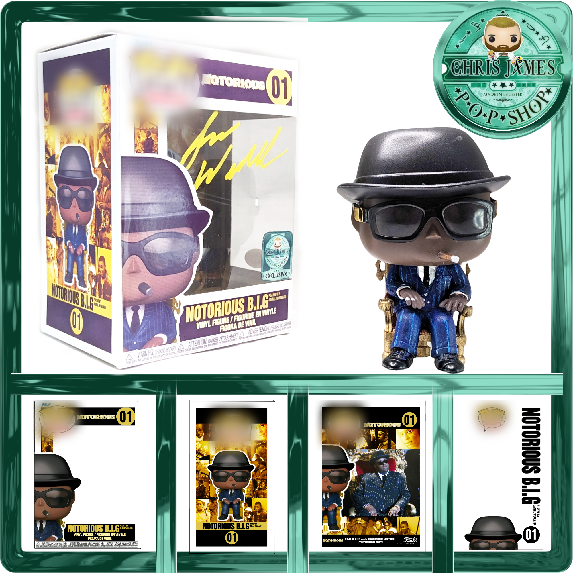 Notorious | Autographed By Jamal Woodard | RTG