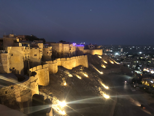 Jaisalmer Fort at night