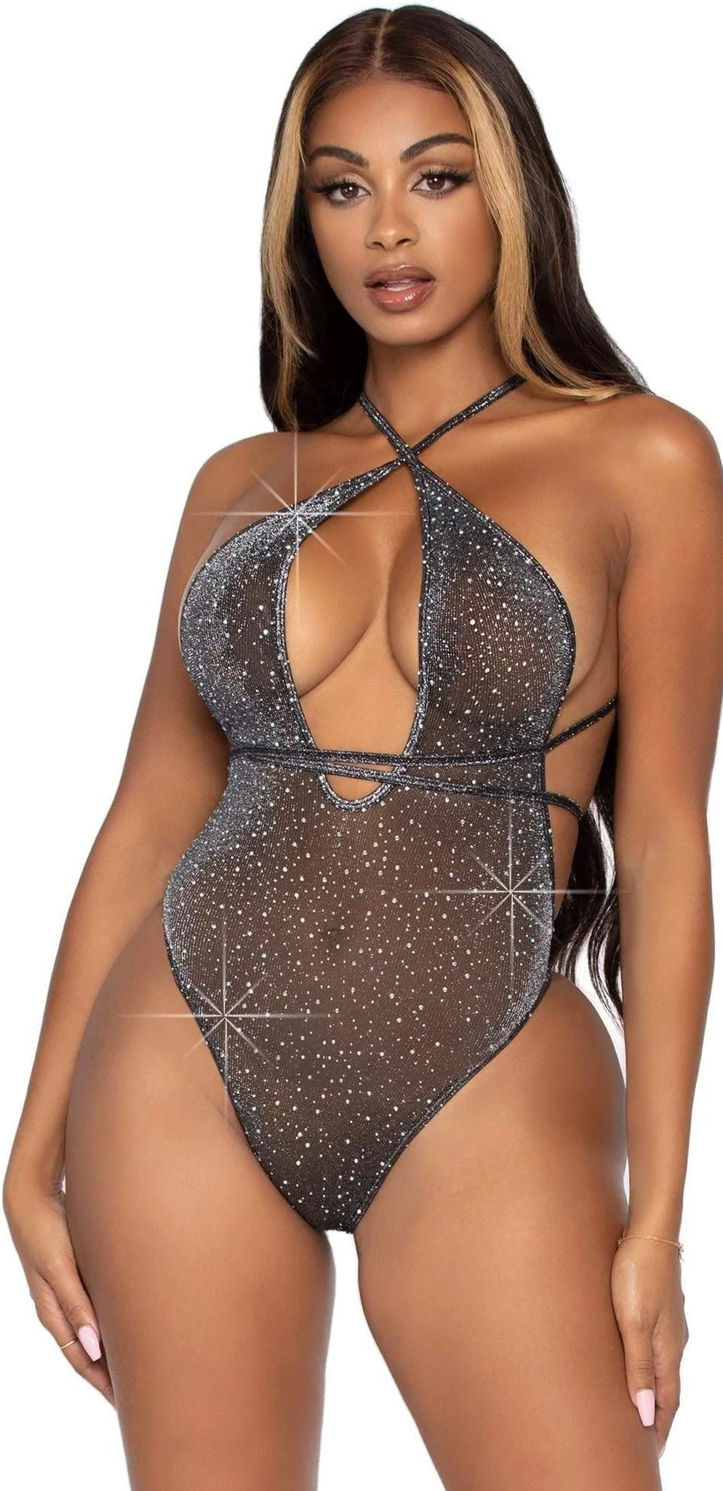 Convertible lurex rhinestone Teddy