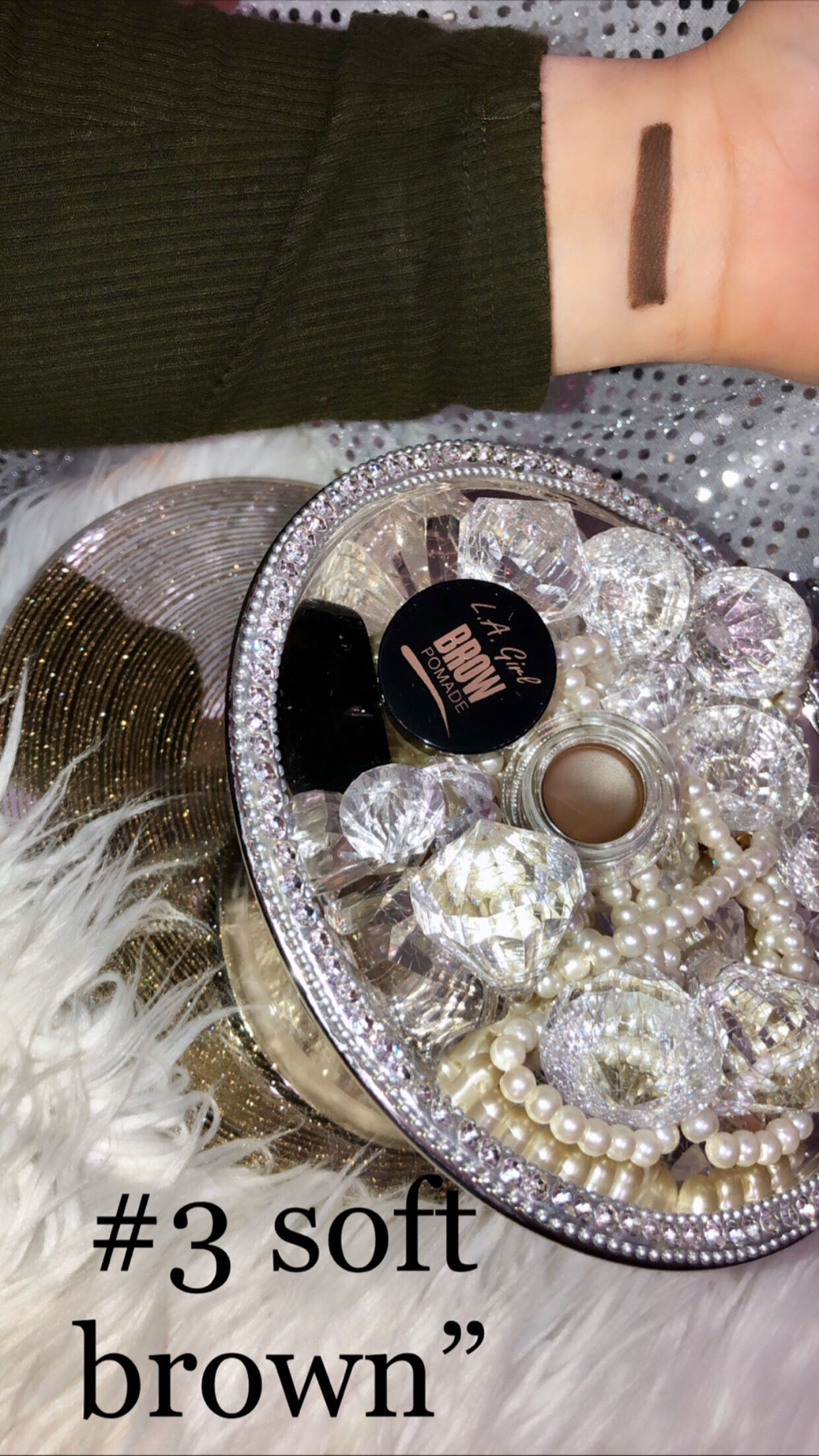 LA Girl #3 Soft Brown Brow Pomade