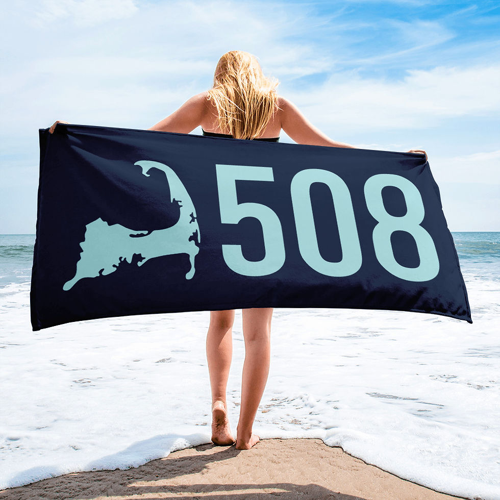 508 Beach Towel in Navy Sky