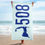 Thumbnail: 508 Beach Towel in Blue Hues
