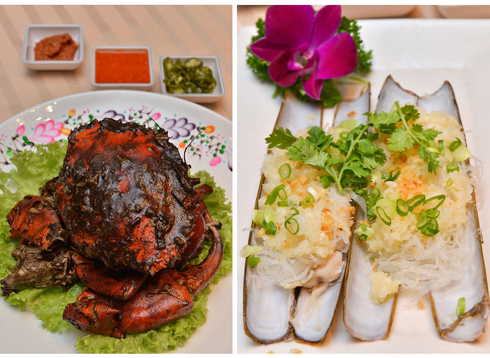 Black Pepper Crab and Razor Clams of Long Beach (Picture Courtesy Aman Chotani)