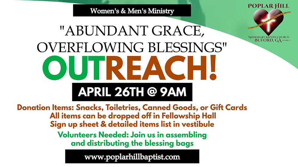 Women's & Men's Ministry