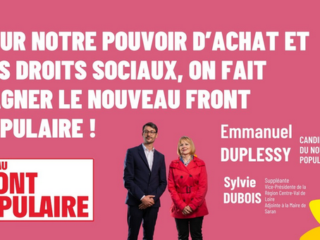 Pour la République, pour l'espoir ! Nous appelons à voter pour le nouveau front populaire !