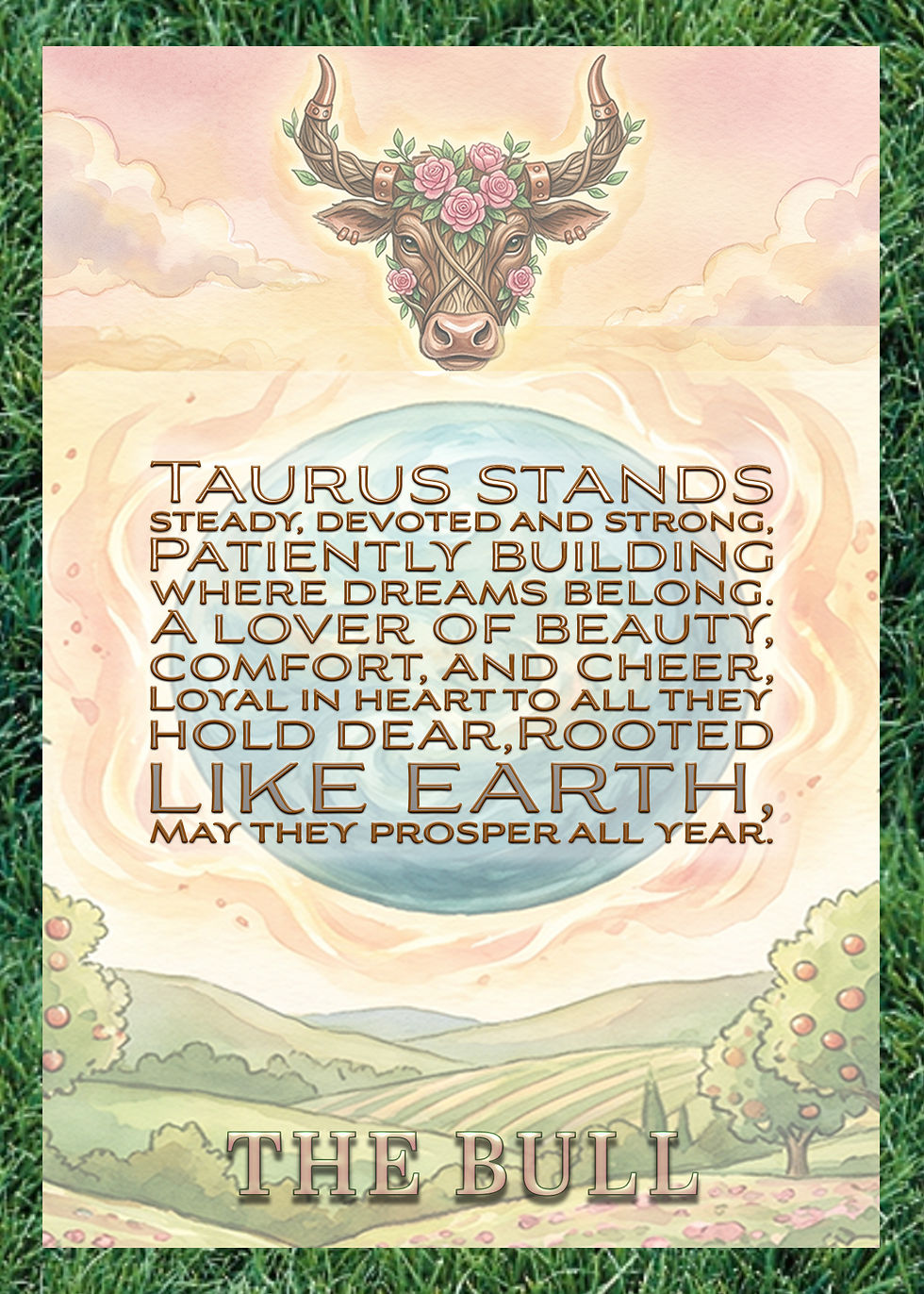 Thumbnail: Astro-Mates Greeting Cards - Taurus