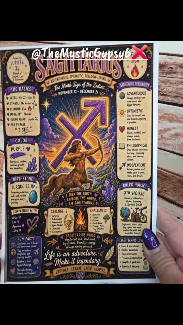 Thumbnail: XL Magically Infused Greeting Cards -ASTRO-ROAST- SAGITTARIUS - 6x9