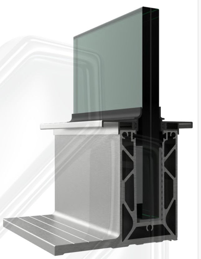 ACC-GRS-17-A PERFIL DE BASE DE CRISTAL EMPOTRADO
