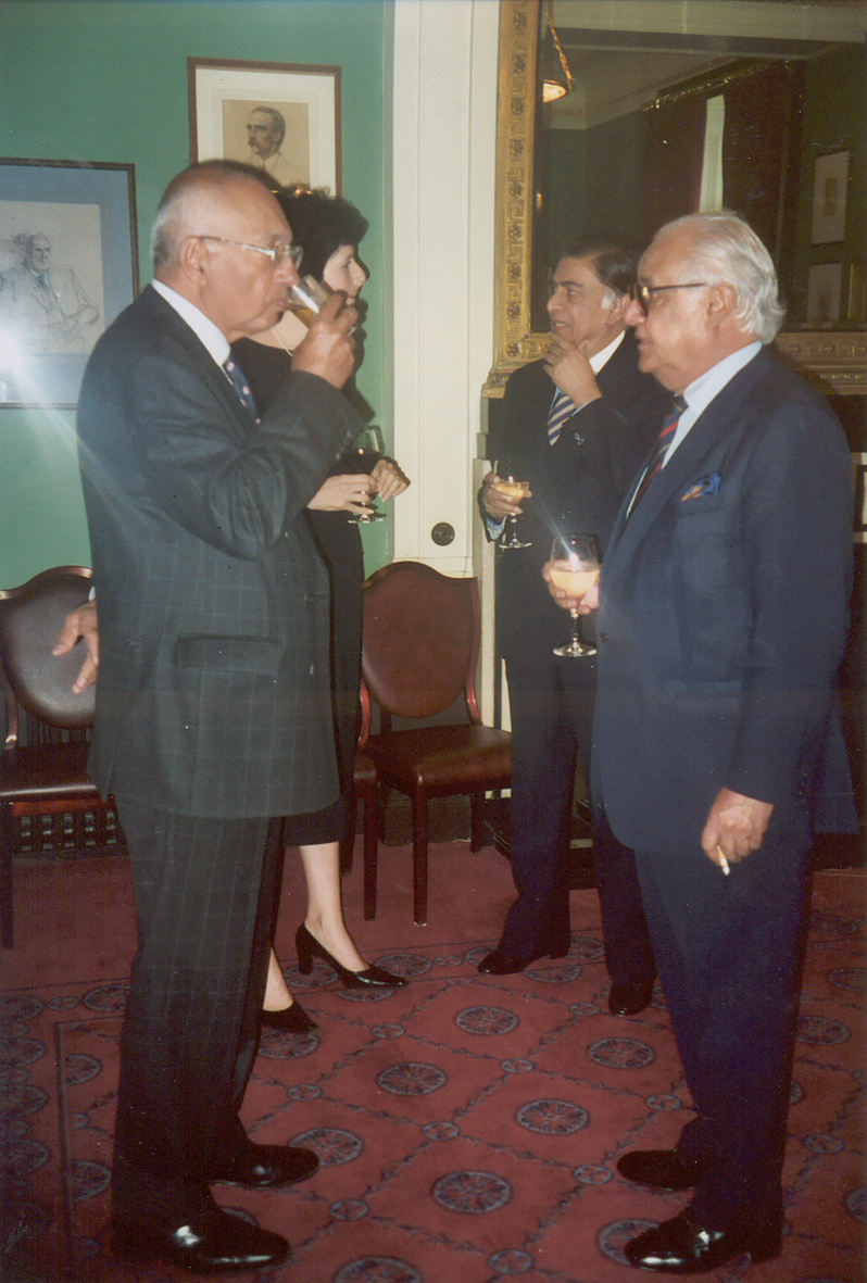 Dr Humanyan Khan; Prof H Ahmed, Manzoor Noon, A Taveau
