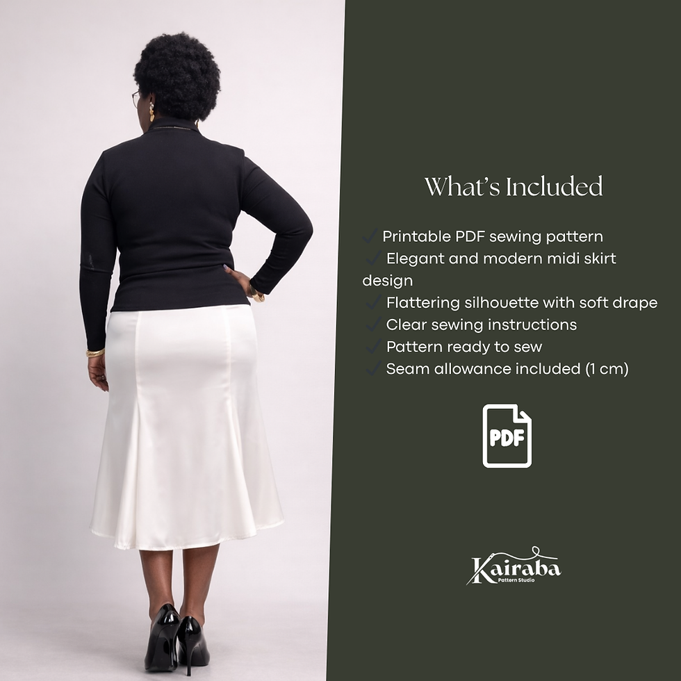 midi skirt pattern pdf