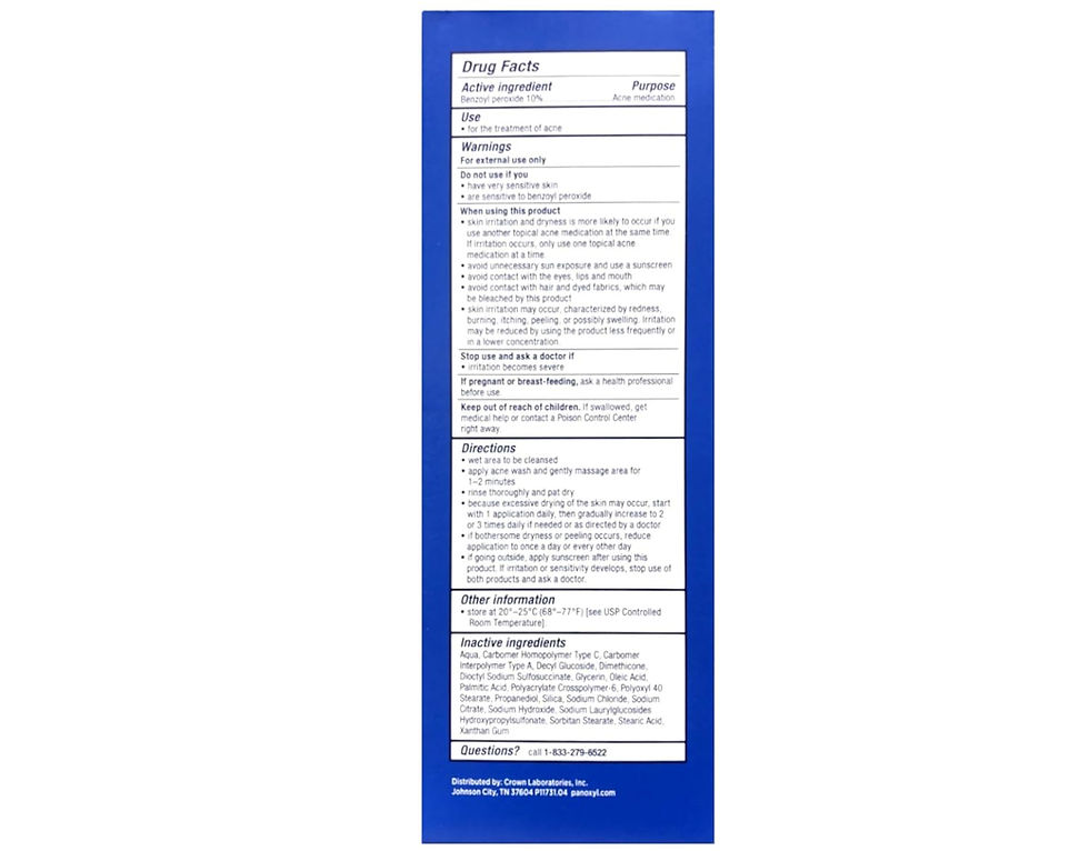 PanOxyl Acne Foaming Wash 5.5 oz Twin Pack – Maximum Strength 10% Benzoyl Peroxide Cleanser for Face and Body Acne Treatment