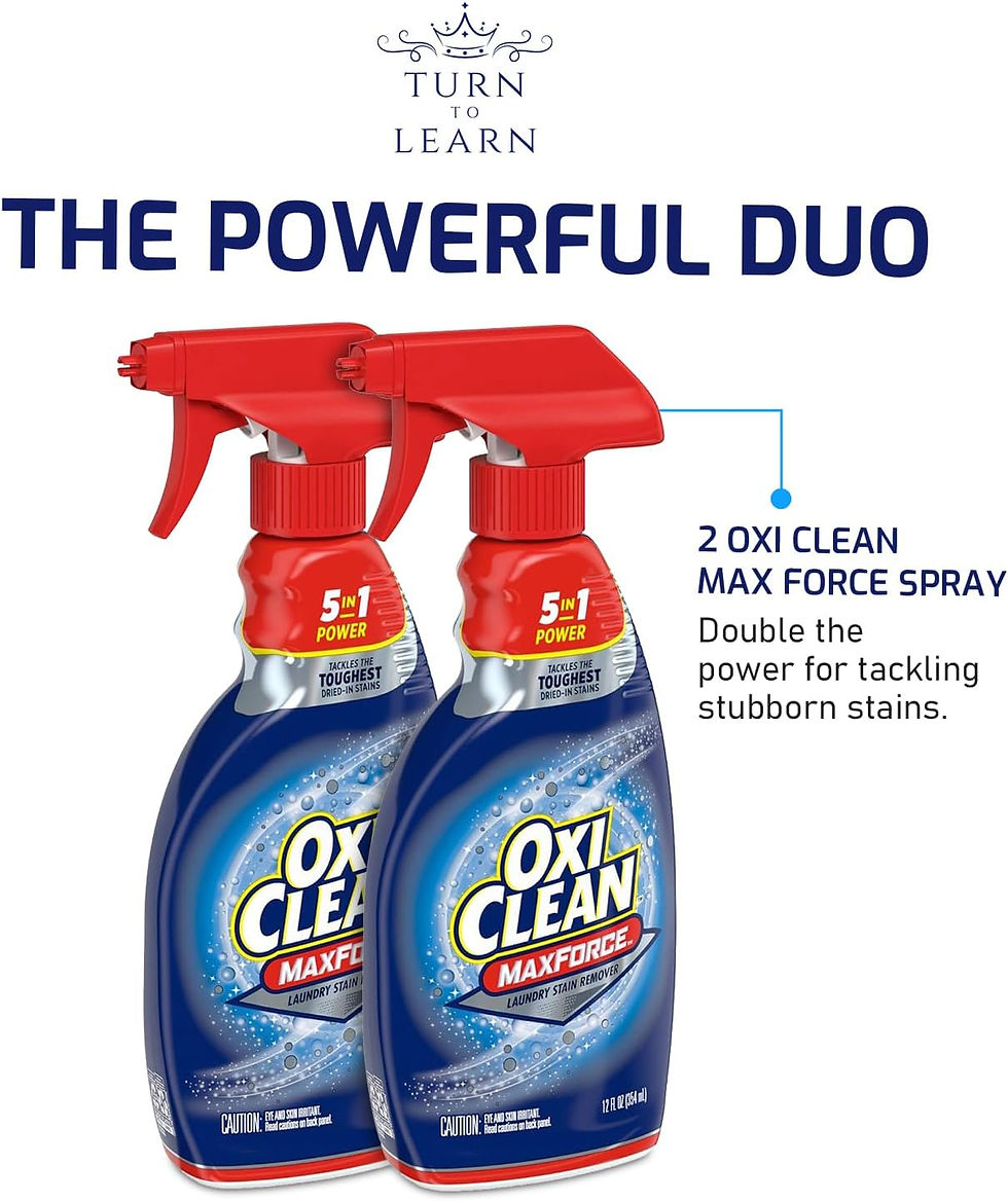 Oxi Clean Max Force Spray Stain Remover 2-Pack for Clothes and Delicate Fabrics – Wholesale stain remover spray