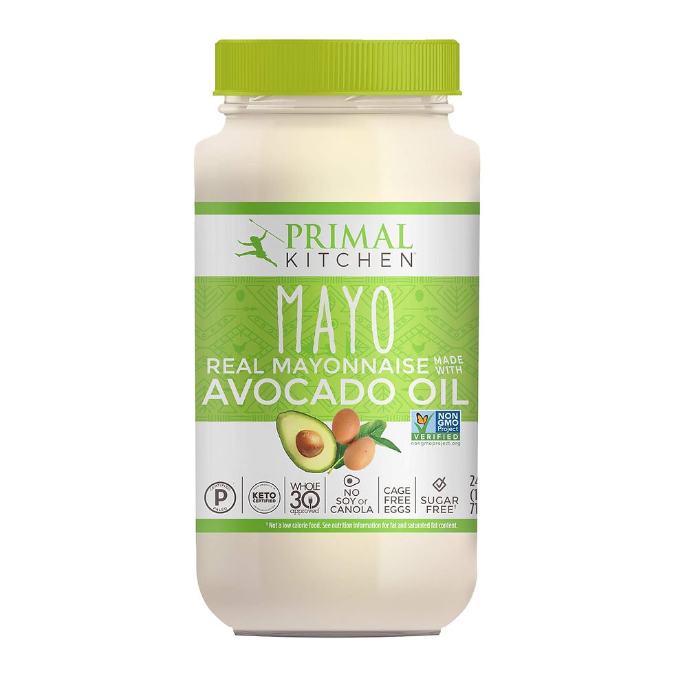 Primal Kitchen Avocado Oil Mayo in a 24 oz jar, Whole30 Approved, Paleo and Keto Certified with creamy texture and clean