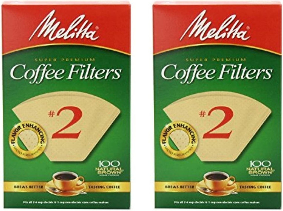Melitta Cone Coffee Filter #2 two-pack with 200 natural brown, unbleached filters, ideal for 2–6 cup cone coffee makers.