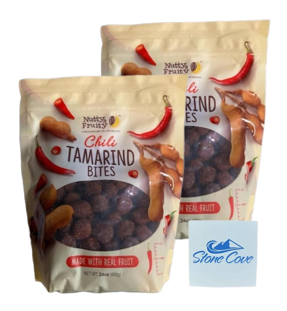 Nutty & Fruity chili tamarind bites 2-pack with fridge magnet, wholesale spicy fruit snack