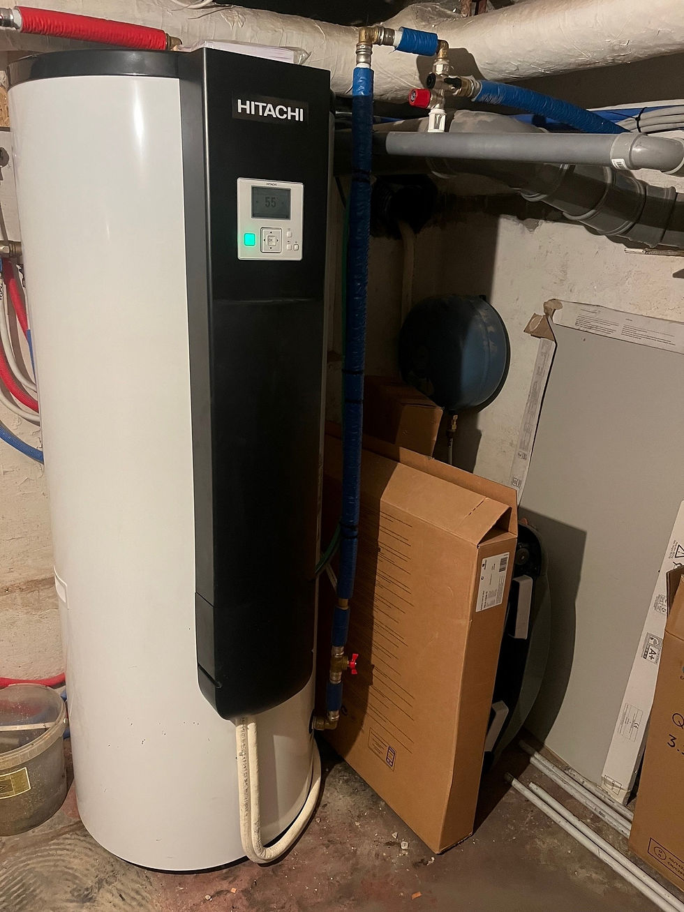 Warmtepompboiler geplaatst door EHCS BV in Mechelen