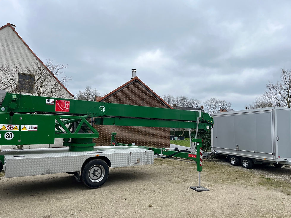 Kraan met bediener huren in Mechelen bij EHCS BV
