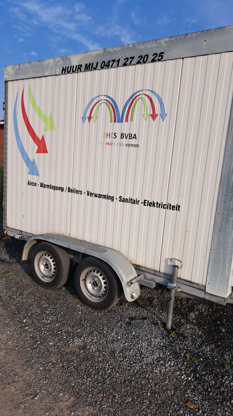 Koelaanhangwagen te huur bij EHCS BV in Mechelen