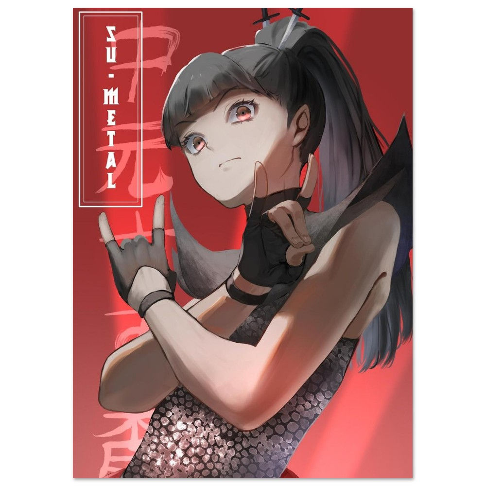 Su-Metal from Baby Metal on glossy paper