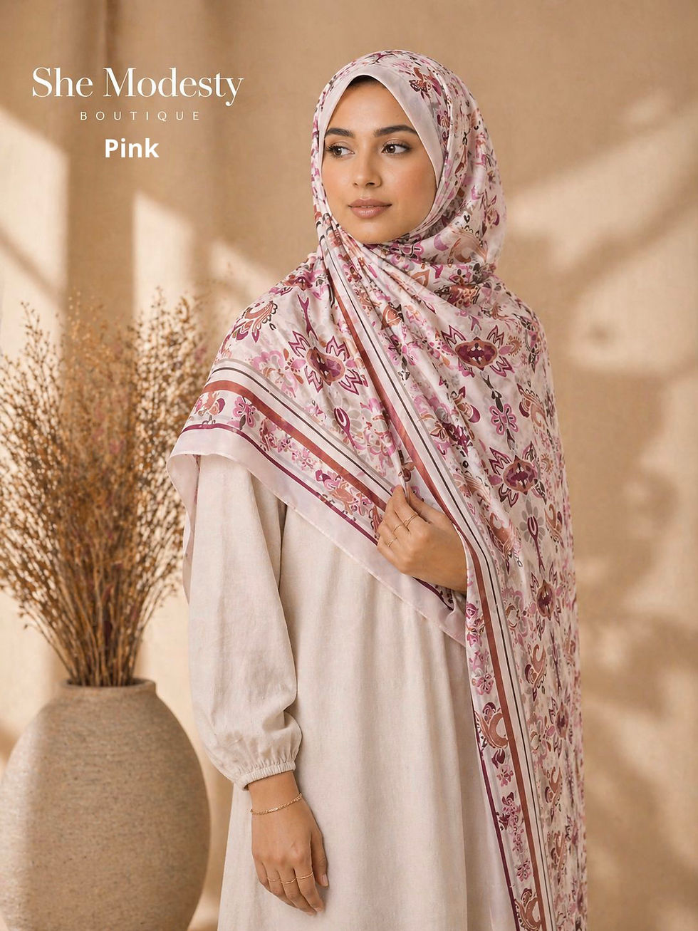 Thumbnail: 1010 - TURKISH VISCOSE COTTON FLORAL 