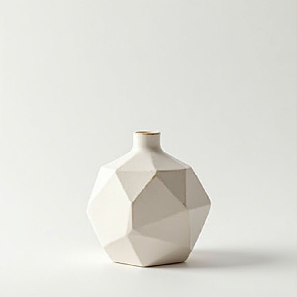 Ceramiczny Wazon Geometryczny