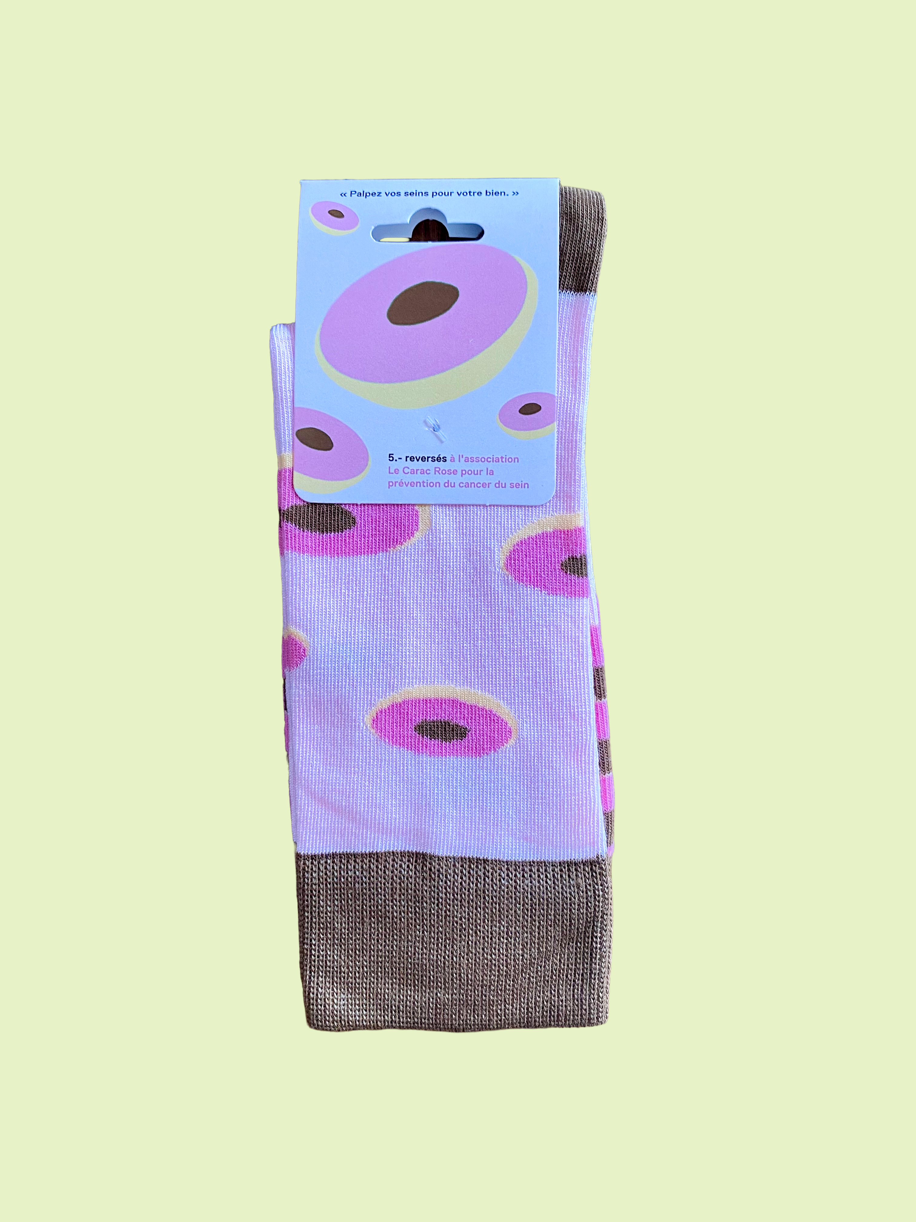 Chaussettes "Carac rose"