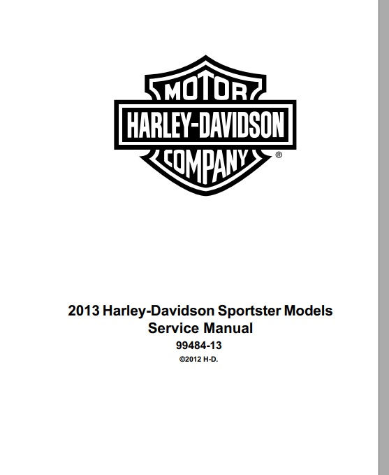 MANUAL DE SERVIÇO SPORTSTER MODELS - 2013