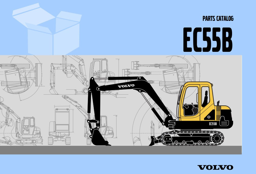 Catálogo de Peças Mini Escavadeira EC55B - Volvo